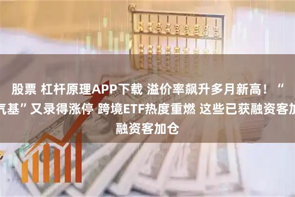 股票 杠杆原理APP下载 溢价率飙升多月新高！“人气基”又录得涨停 跨境ETF热度重燃 这些已获融资客加仓